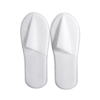 カスタム ホワイト ワンピース不織布ホテル スリッパ – ホテルおよびスパ、B2B サプライヤーおよびメーカー向けの手頃な価格の使い捨て滑り止め靴