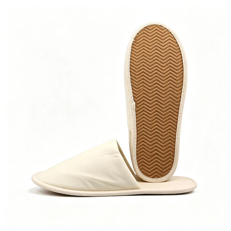 バルク供給用のコルクソールのカスタムキャンバスホテルスリッパ